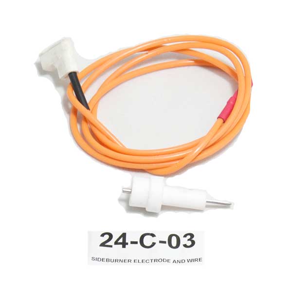 AOG Grill Cart Side Burner Electrode w/Wire 24C03 Barbecue Parts Depot