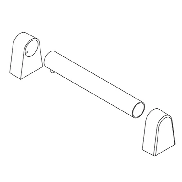 Delta Heat Handle Assembly for Access Doors & Drawers - 12350-Y - Barbecue Parts Depot