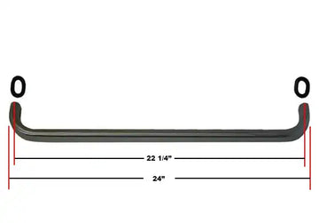 AOG 24-Inch Grill Hood Handle - 24-B-21 - Barbecue Parts Depot