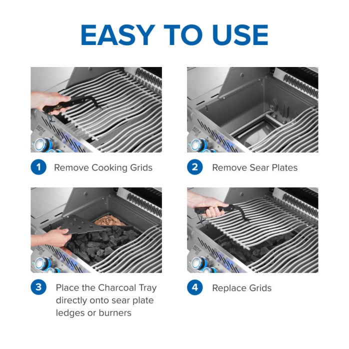 Napoleon Cast Iron Charcoal/Smoker Tray - 67732 - Barbecue Parts Depot