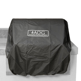 AOG 36" Built-in Grill Cover in use