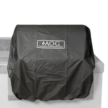 AOG 36" Built-in Grill Cover in use