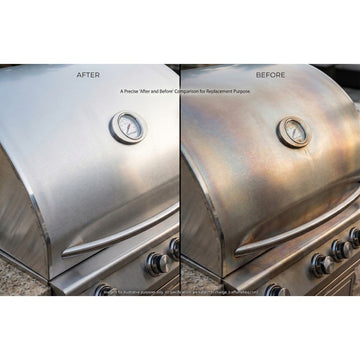 Cal Flame 3-Burner Convection Grill Hood - 2007 (before & after)