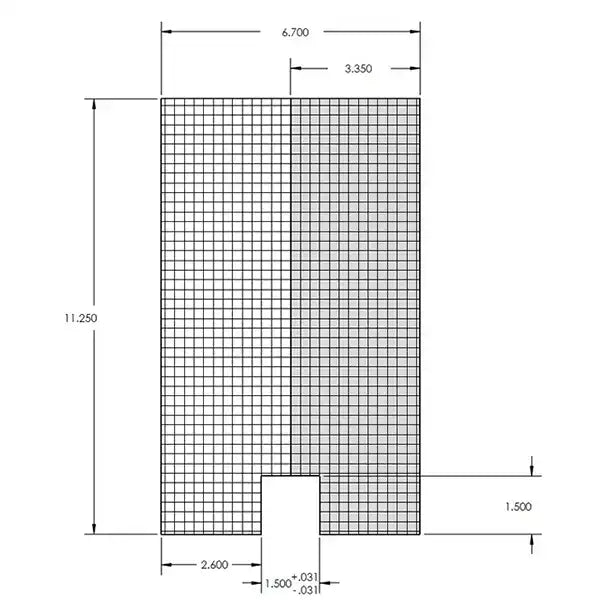 Delta Heat Infrared Sear Burner Wire Mesh Screen - S13367 - Barbecue Parts Depot