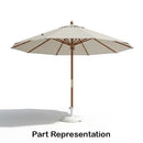Lion 9 ft. Dia Umbrella - L1647 - on stand