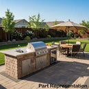 Lion 9 ft. Dia Umbrella - L1647 - in use