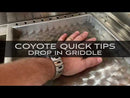 Coyote Stainless Steel Drop In Griddle Video