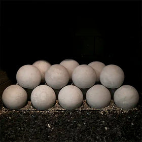 Real Fyre Spheres 2" thru 6" - Epic Black or Graystone - Gas Fire - Barbecue Parts Depot