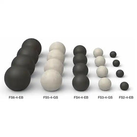 Real Fyre Spheres 2" thru 6" - Epic Black or Graystone - Gas Fire - Barbecue Parts Depot
