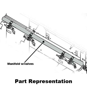 E66 Manifold with Valves & Fittings, Built-In Grills