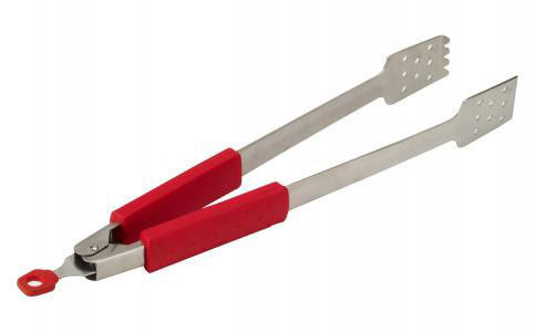 Bull Soft Grip Red Handle Tongs