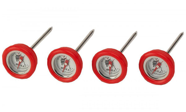 Bull Reusable Red Steak Button Thermometer