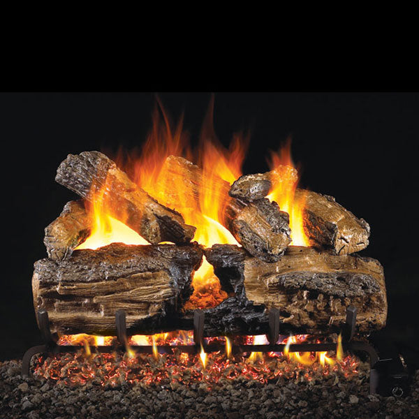 Peterson Real Fyre Burnt Split Oak Vented Gas Log Set - Thumbnail 5