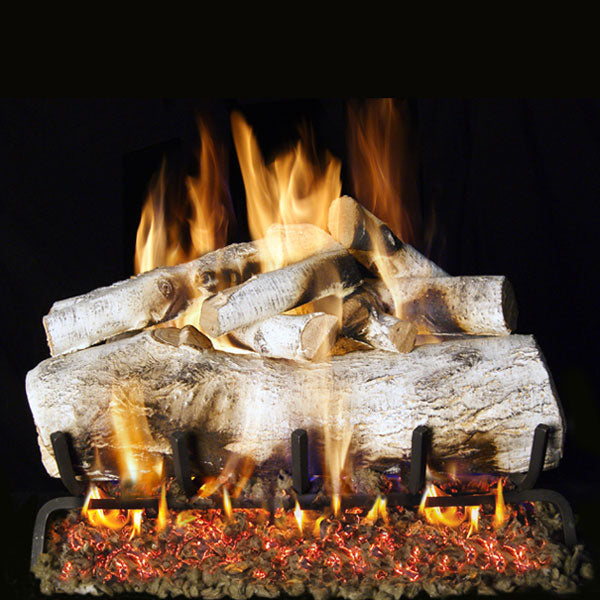 Real Fyre Charred Mountain Birch Log Set - Thumbnail 3