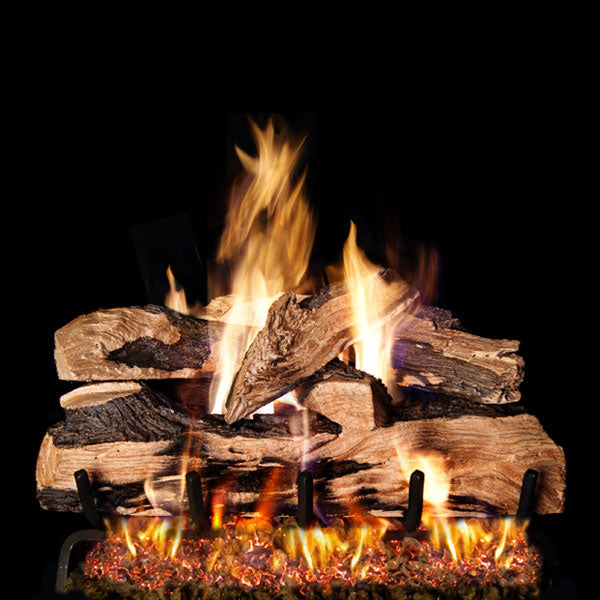 Real Fyre Split Oak Designer Plus ANSI Vented Gas Log Set - Thumbnail 4