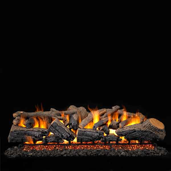 Real Fyre Large Charred Majestic Oak See-Thru Series Log Set