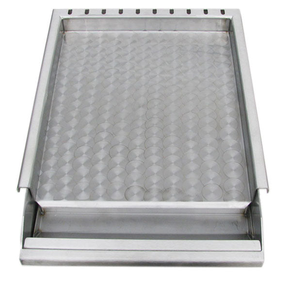 Sunstone 304 Stainless Steel Griddle with Removable Tray - Thumbnail 2