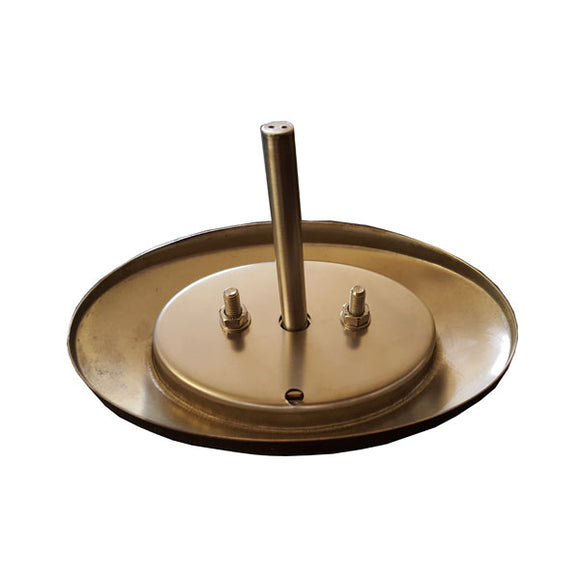 AOG Analog Thermometer & Angled Bezel - 23307 - Back View