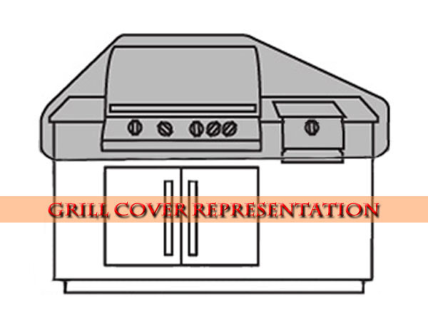 Basic Sunbrella Grill Island Cover