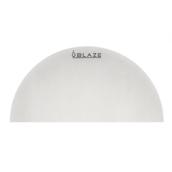 Blaze Half Round Stainless Steel Deflection Plate