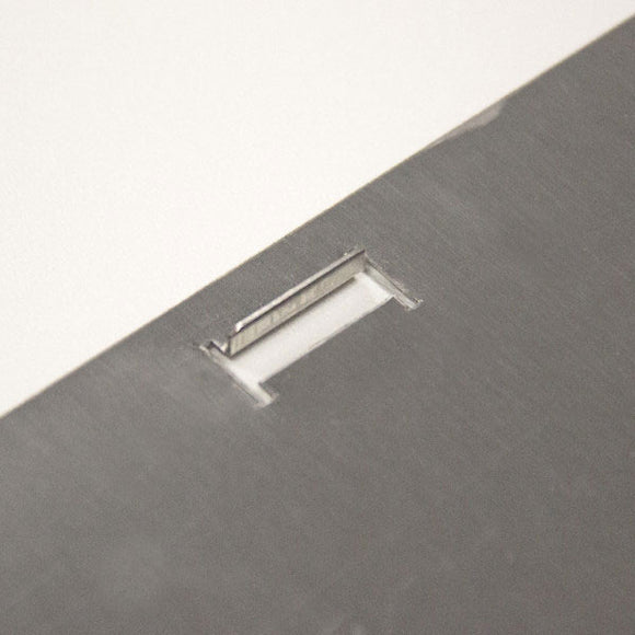 Blaze Stainless Steel LP Tank Hole Cover For Grill Carts - Closeup