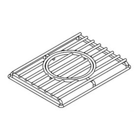 Blaze Professional Power Burner Cooking Grid - Angle View