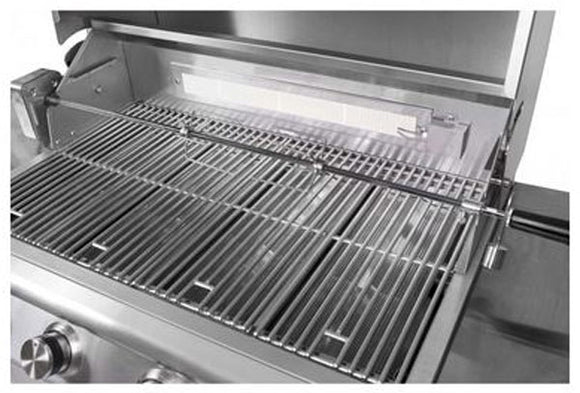 Blaze 32 Inch 4-Burner Gas Grill Rotisserie Kit - Installed View