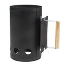Bull Black Powder Coated Charcoal Chimney Starter 
