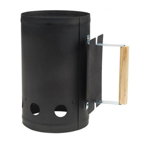 Bull Black Powder Coated Charcoal Chimney Starter 
