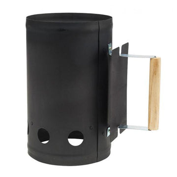 Bull Black Powder Coated Charcoal Chimney Starter 