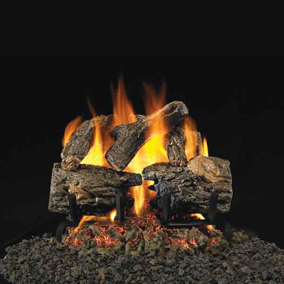 Real Fyre Charred Oak Log Set (Logs Only)
