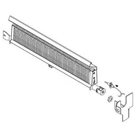 Fire Magic A790 Back Burner Assembly - Part Representation