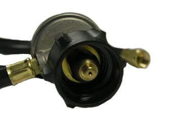 Cal Flame LP Regulator With 2 Ft. Hose - End View
