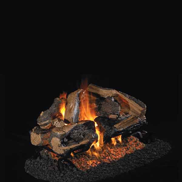 Real Fyre Charred Rugged Split Oak See Thru Logs - Thumbnail 4