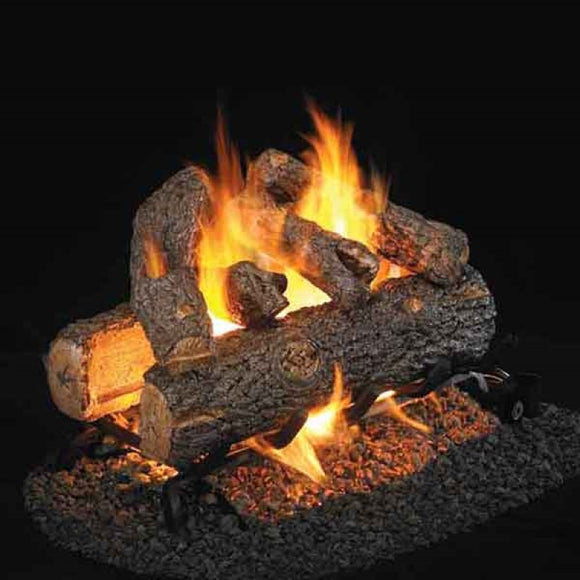 Real Fyre Golden Oak Designer Plus See-Thru Series Log Set (Logs Only - Burner Not Included)