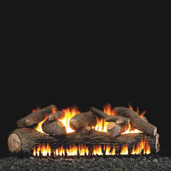 Real Fyre Mammoth Pine See-Thru/Large Series Log Set (Logs Only - Burner Not Included)