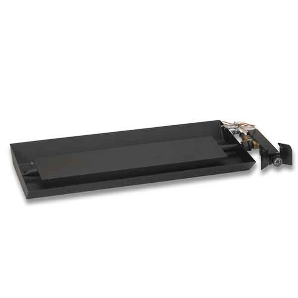 Real Fyre ANSI Certified Assembled Glass Pan Burner w/15-Series Valve & Variable Remote