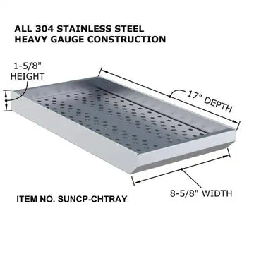  Sunstone 3-in-1 Smoking, Charcoal & Wood Burning Tray – SUNCP-CHTRAY